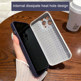 Fabric Silicone Plated and Glass Camera Lens iPhone Case - Exoticase -