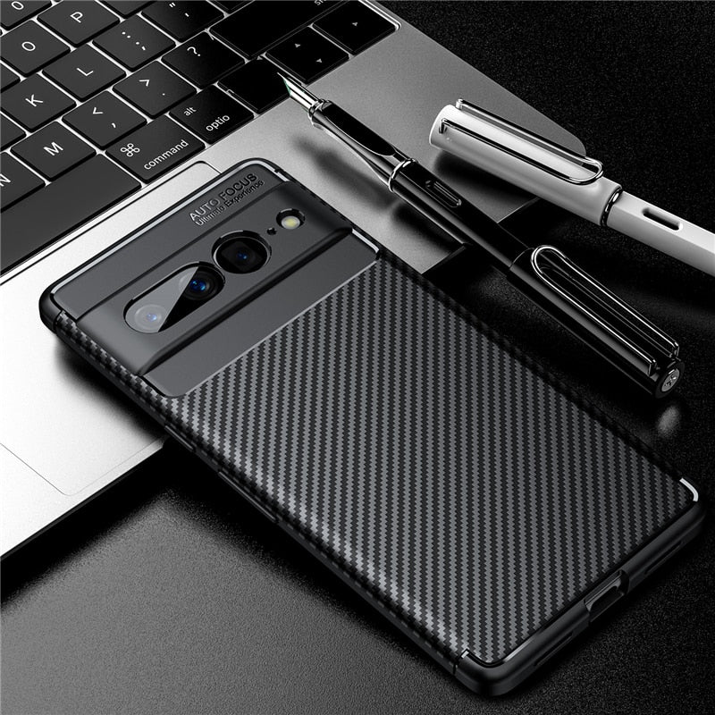 Faux Carbon Fiber Google Pixel Case-Exoticase-