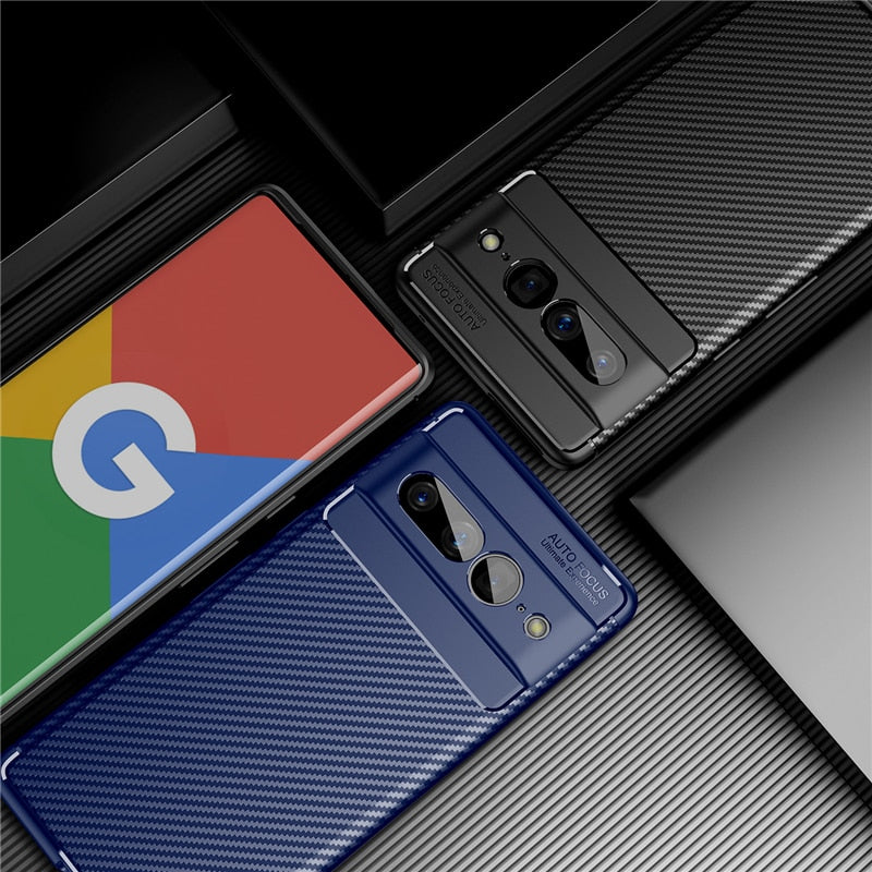 Faux Carbon Fiber Google Pixel Case-Exoticase-