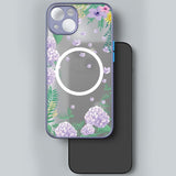 Floral Bloom Matte MagSafe iPhone Case-Exoticase-