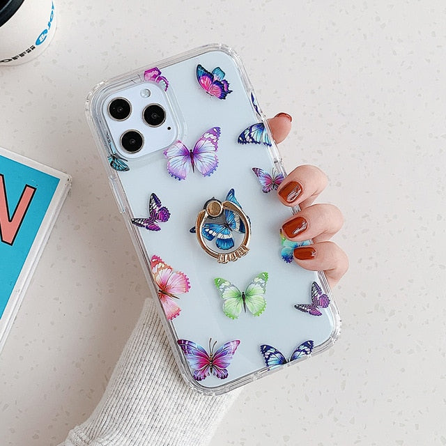 Garden iPhone Case with Ring-Exoticase-For iPhone 12 Pro Max-E-