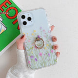 Garden iPhone Case with Ring-Exoticase-For iPhone 12 Pro Max-A-