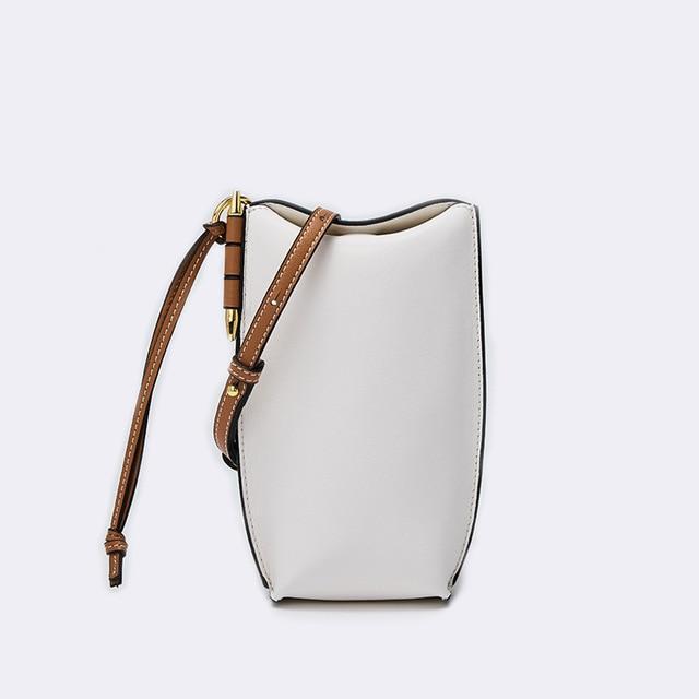 Genuine Leather Phone Bag-Exoticase-White-