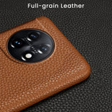 Genuine Litchi Grain Leather OnePlus Case-Exoticase-