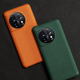 Genuine Litchi Grain Leather OnePlus Case-Exoticase-