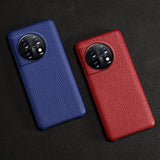 Genuine Litchi Grain Leather OnePlus Case-Exoticase-