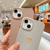 Gold Heart iPhone Case - Exoticase -