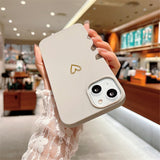 Gold Heart iPhone Case - Exoticase -