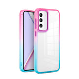 Gradient Rainbow Transparent Samsung Galaxy Case-Exoticase-