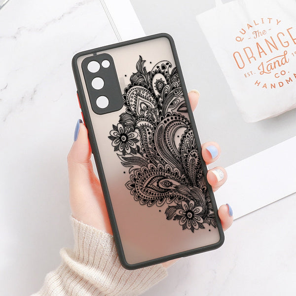 Henna Mandala Samsung Case-Exoticase-S22 Ultra-1-