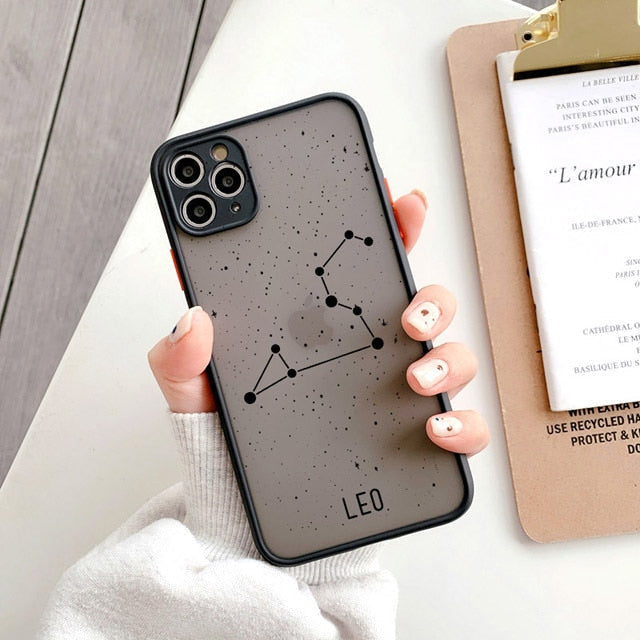 Horoscope Constellations iPhone Case-Exoticase-For iPhone 13 Pro Max-Leo-