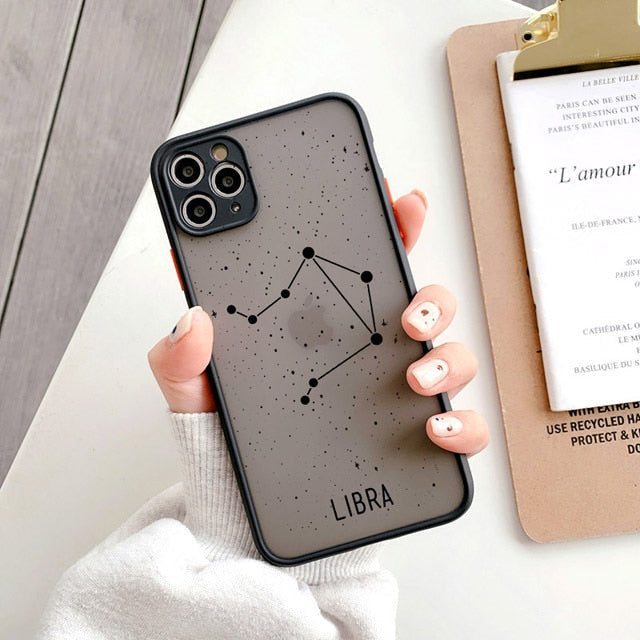 Horoscope Constellations iPhone Case - Exoticase - For iPhone 13 Pro Max / Libra