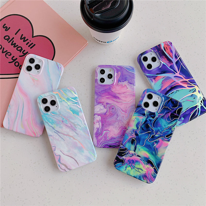 Laser Marble iPhone Case-Exoticase-
