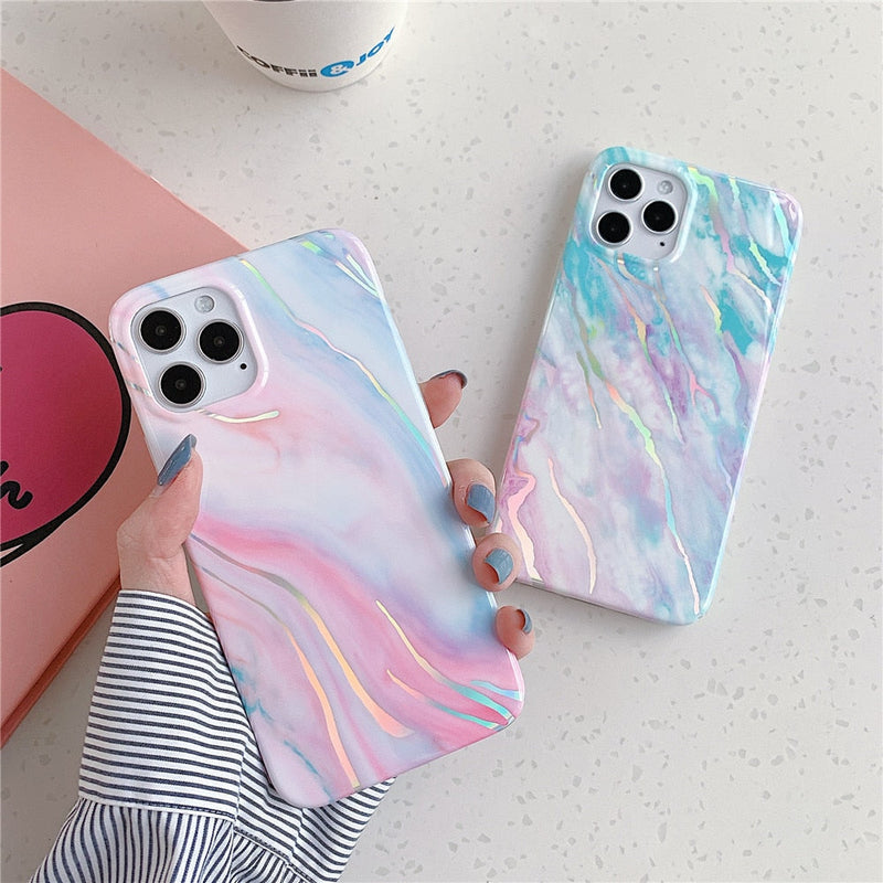 Laser Marble iPhone Case - Exoticase -