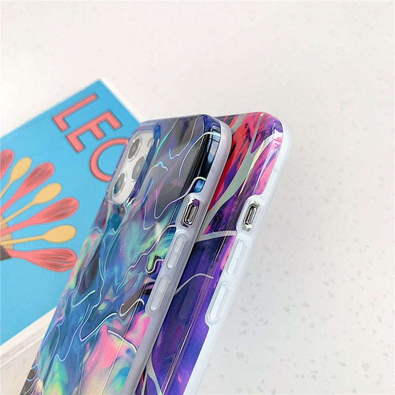Laser Marble iPhone Case-Exoticase-