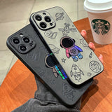 Laser Rainbow Astronaut Apple iPhone Case-Exoticase-