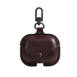 Leather AirPods 3 Case-Exoticase-Deep brown-