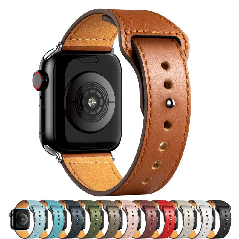 Leather Bands for New Apple Watch Series - Exoticase -