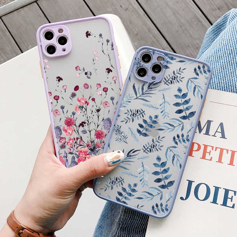 Little Angels Floral iPhone Case-Exoticase-