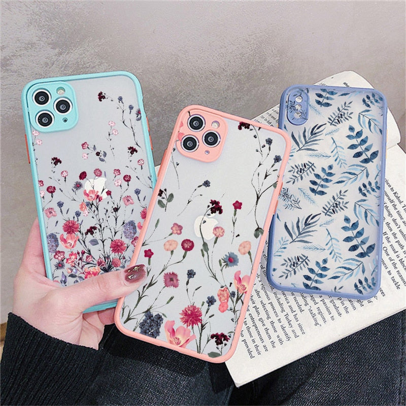 Little Angels Floral iPhone Case-Exoticase-