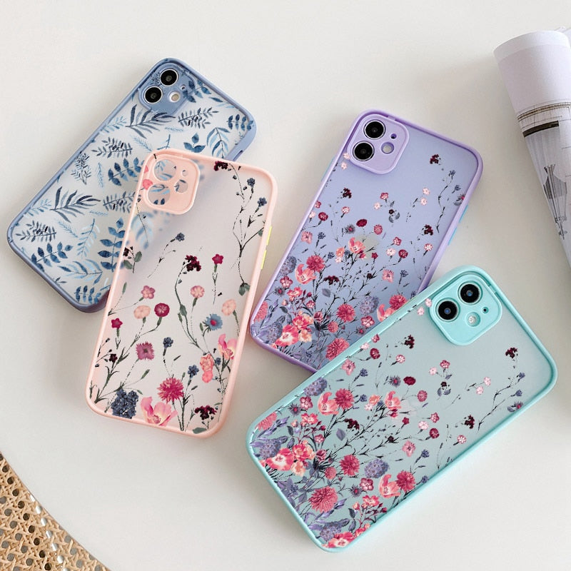 Little Angels Floral iPhone Case-Exoticase-