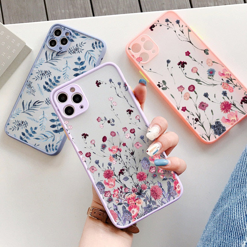 Little Angels Floral iPhone Case-Exoticase-