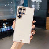 Luxury Plating Clear Samsung Case - Exoticase -