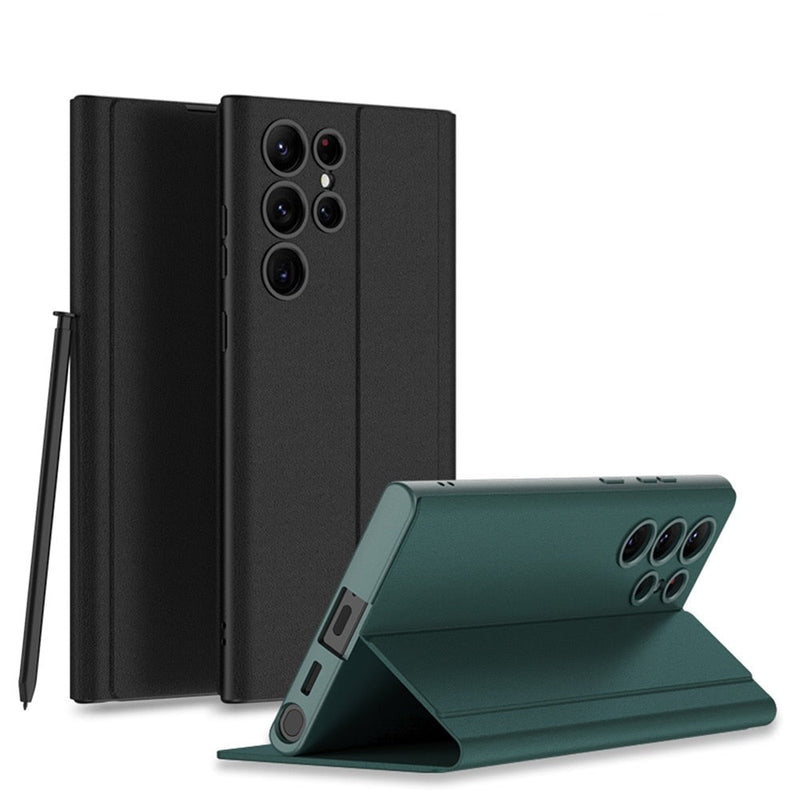 Magnetic Front Flip Cover Samsung Case-Exoticase-