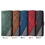 Magnetic Leather Wallet Flip iPhone Case-Exoticase-