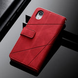 Magnetic Leather Wallet Flip iPhone Case-Exoticase-
