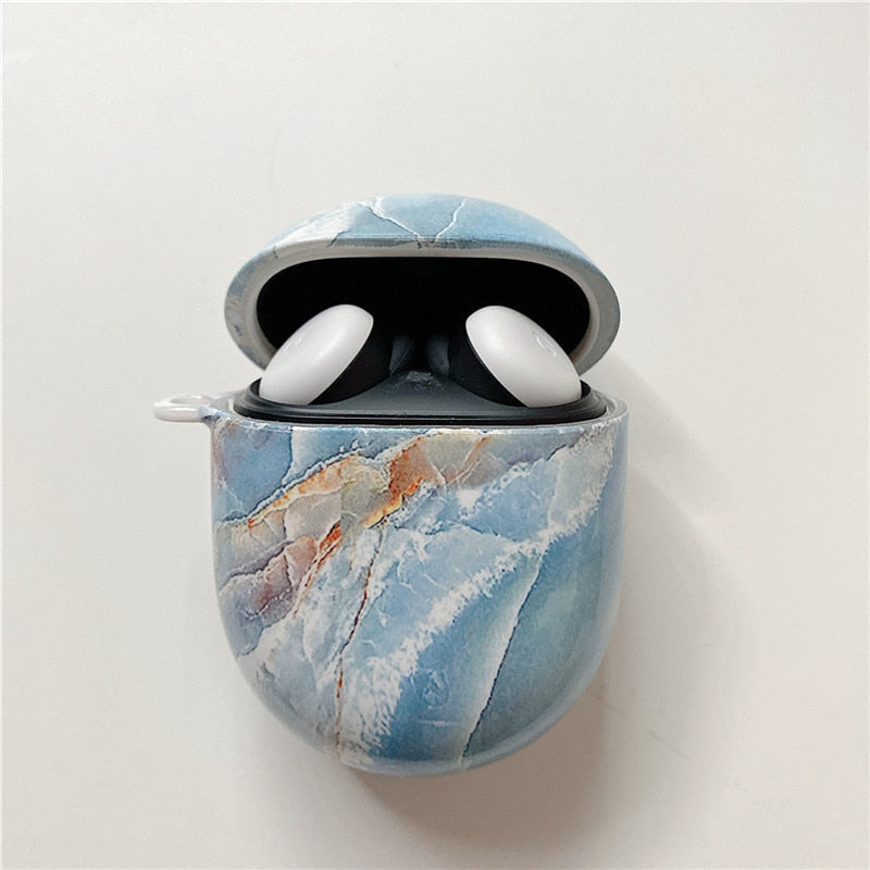 Marble Floral Google Pixel Buds Pro Case-Exoticase-K-