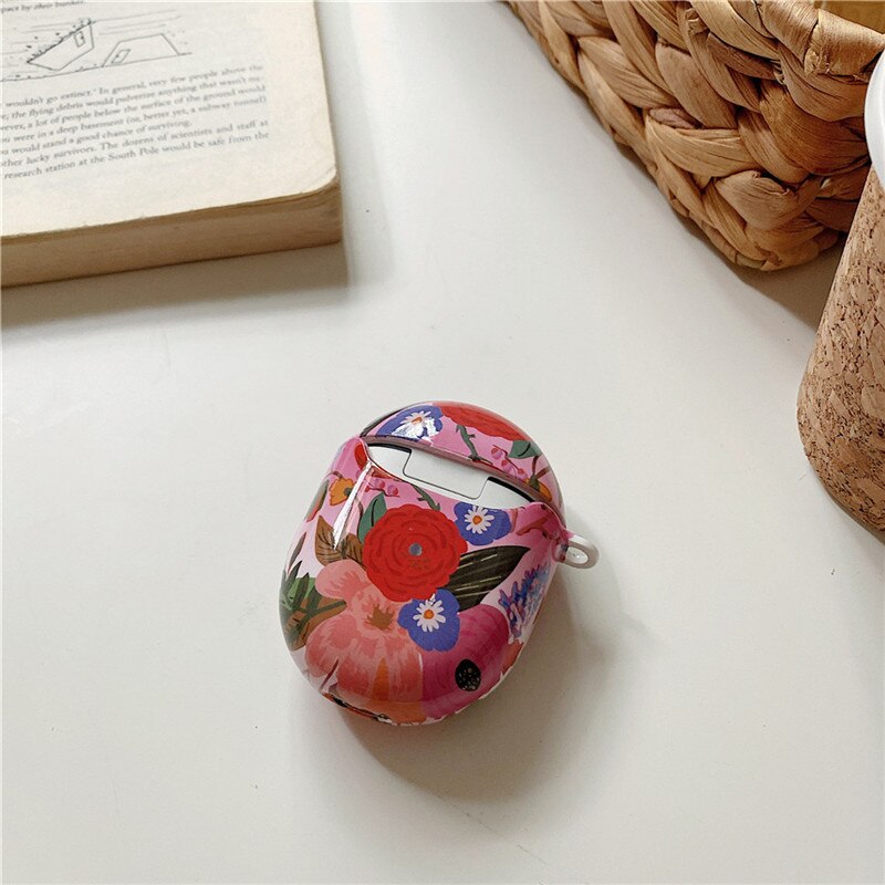 Marble Floral Google Pixel Buds Pro Case - Exoticase -