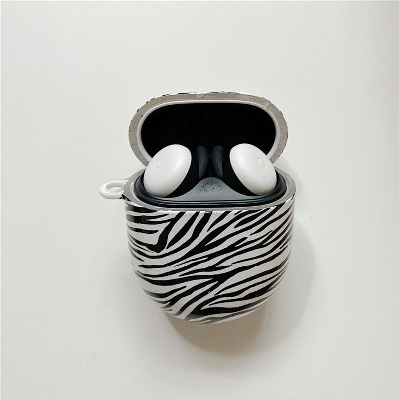 Marble Floral Google Pixel Buds Pro Case-Exoticase-B-