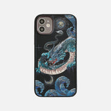 Marble, Leaves & Abstract Art iPhone Case-Exoticase-