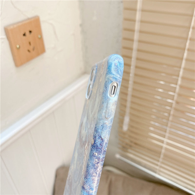 Marble iPhone AirPods Case Combo 1-Exoticase-