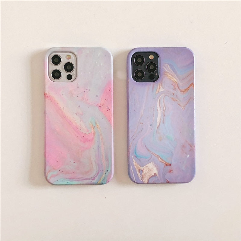 Marble iPhone AirPods Case Combo 1-Exoticase-