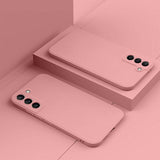 Micro Fiber Soft Silicone Samsung Galaxy Case-Exoticase-For Samsung S23-Pink-