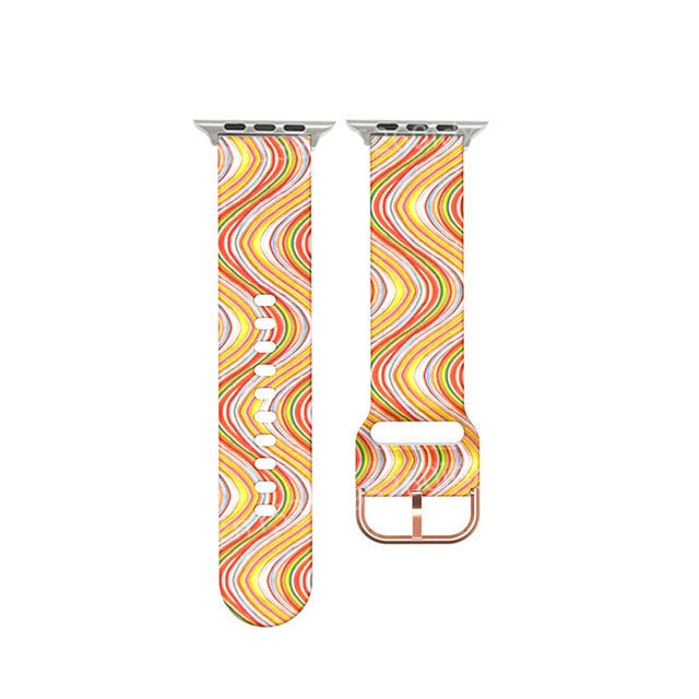 Mixed Design Bands for Apple Watch - Exoticase - J / 38 MM