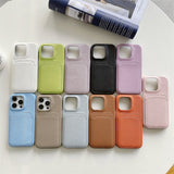 PU Leather iPhone Case With Card Holder-Exoticase-Exoticase