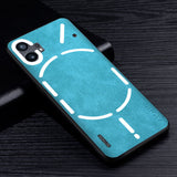 Premium PU Leather Case for Nothing Phone 1-Exoticase-Light Blue-