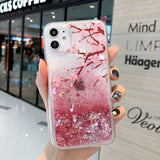 Sakura Quicksand iPhone Case - Exoticase - For iPhone 12 Pro Max / Style 2