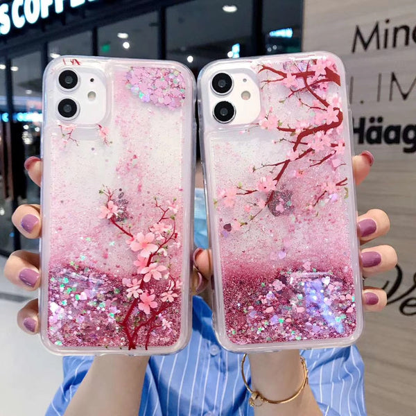 Sakura Quicksand iPhone Case-Exoticase-