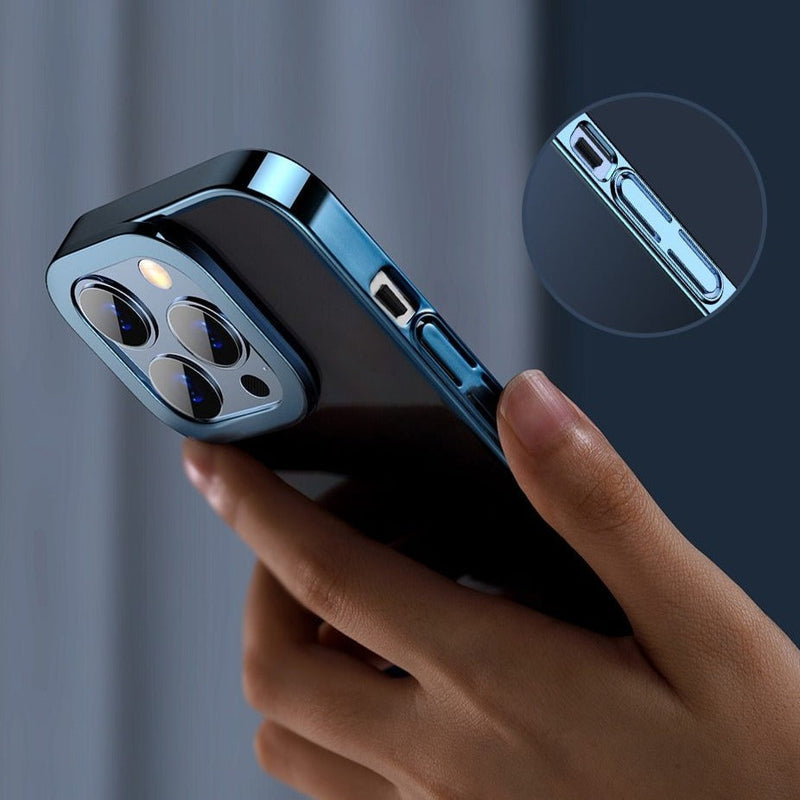 Shockproof Plated Case for iPhone 13, Mini, Pro and Max-Exoticase-