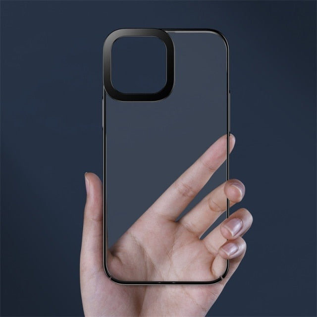 Shockproof Plated Case for iPhone 13, Mini, Pro and Max-Exoticase-For iPhone 13 Pro Max-Black-