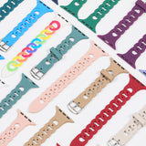 Silicone Apple Watch Gourmette Bands-Exoticase-