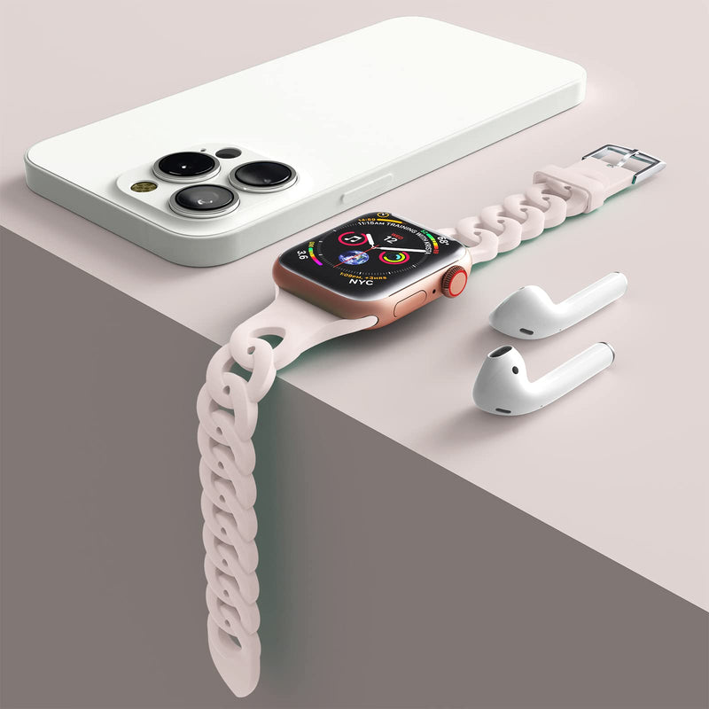 Silicone Apple Watch Gourmette Bands-Exoticase-