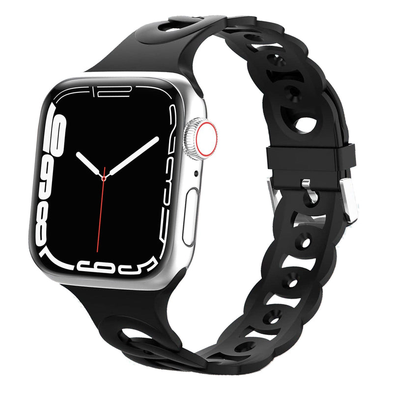 Silicone Apple Watch Gourmette Bands-Exoticase-