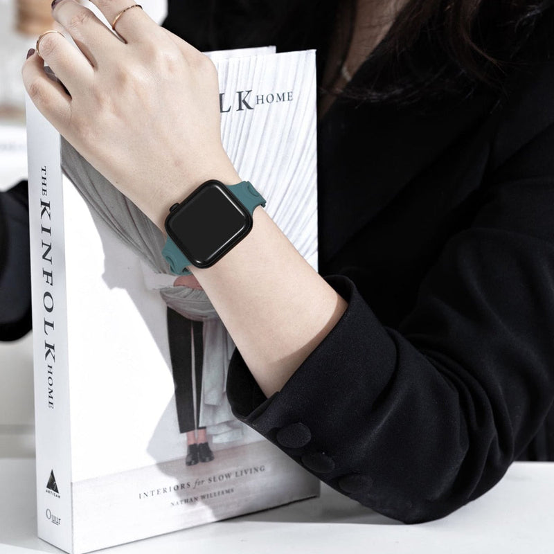 Silicone Apple Watch Gourmette Bands-Exoticase-