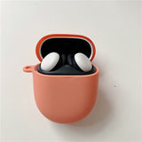 Silicone Google Pixel Buds Pro Case-Exoticase-Orange-