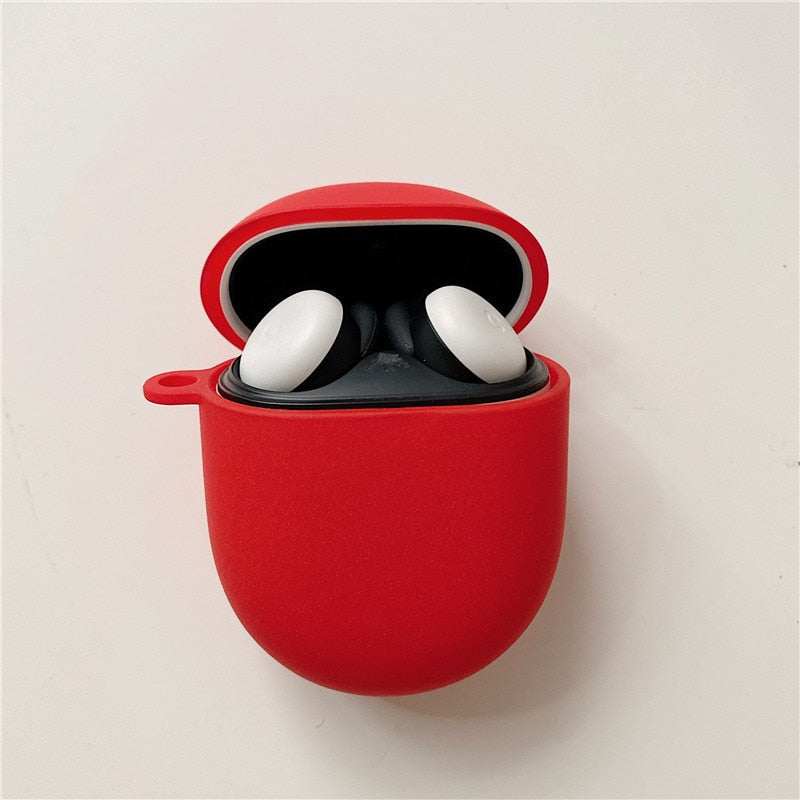 Silicone Google Pixel Buds Pro Case - Exoticase - Red